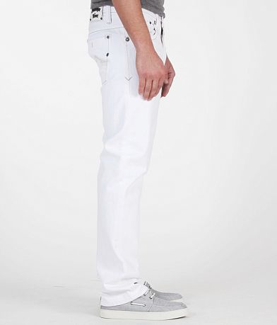 Antique Rivet Slim Straight Jean full right side view