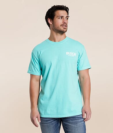 JEDCo Busch Light® Retro Fly Fishing T-Shirt front view