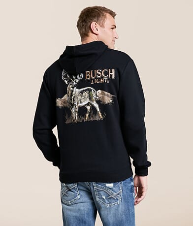JEDCo Busch Light Deer Mountain Hooded Sweatshirt front view