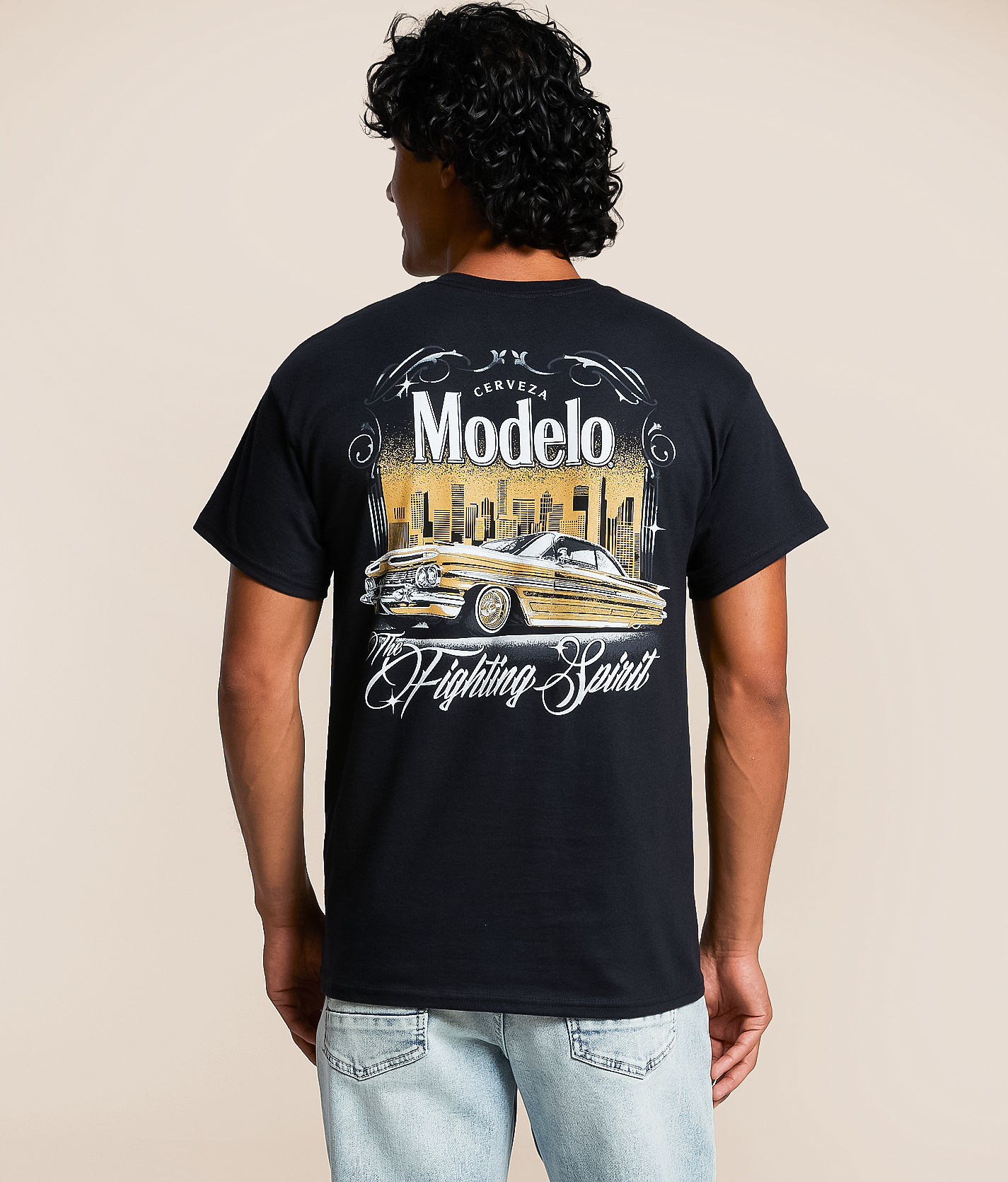 JEDCo Modelo Lowrider Spirit T-Shirt - Men's Graphic T-Shirts in