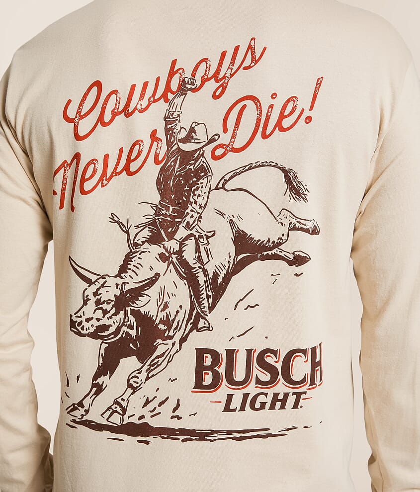 Busch Light Cowboys Never Die T-Shirt