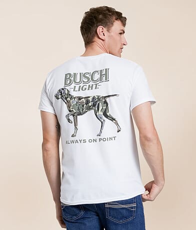 JEDCo Busch Light® Camo Dog T-Shirt front view