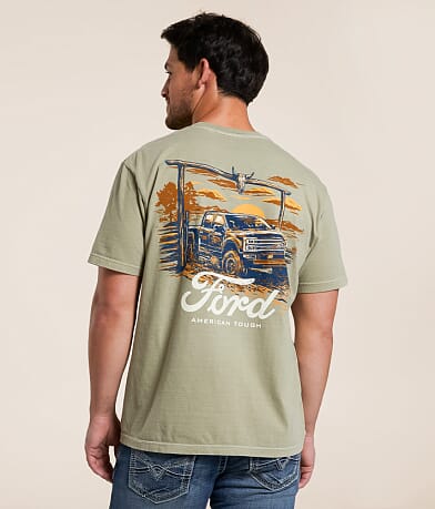 JEDCo Ford Skull Ranch T-Shirt front view