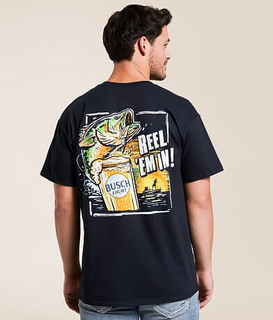 JEDCo Busch Light® Reel In T-Shirt front view