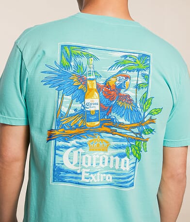 JEDCo Corona Parrot Bottle T-Shirt back view
