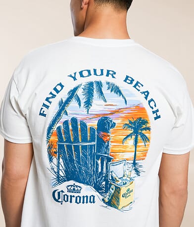 JEDCo Corona&#174; Find Your Beach T-Shirt BACK