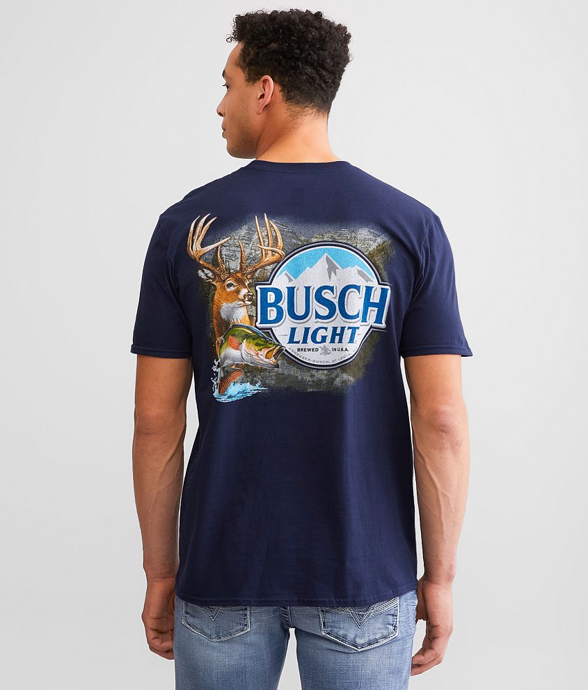 JEDCo Busch Light&#174; Buck & Bass T-Shirt front view