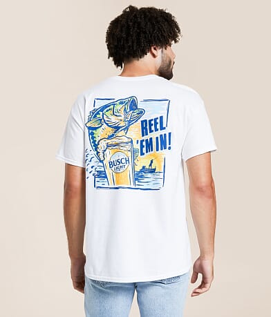 JEDCo Busch Light® Reel In T-Shirt front view