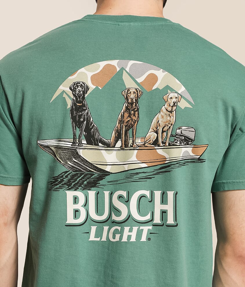 Busch Light Boat Dogs T-Shirt