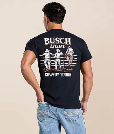 JEDCo Busch Light® Cowboy Tough T-Shirt front view