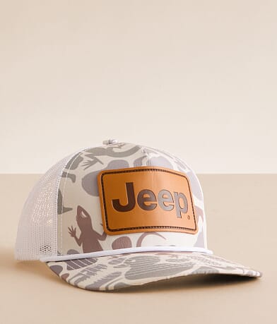 JEDCo JEEP® Camo Trucker Hat front view
