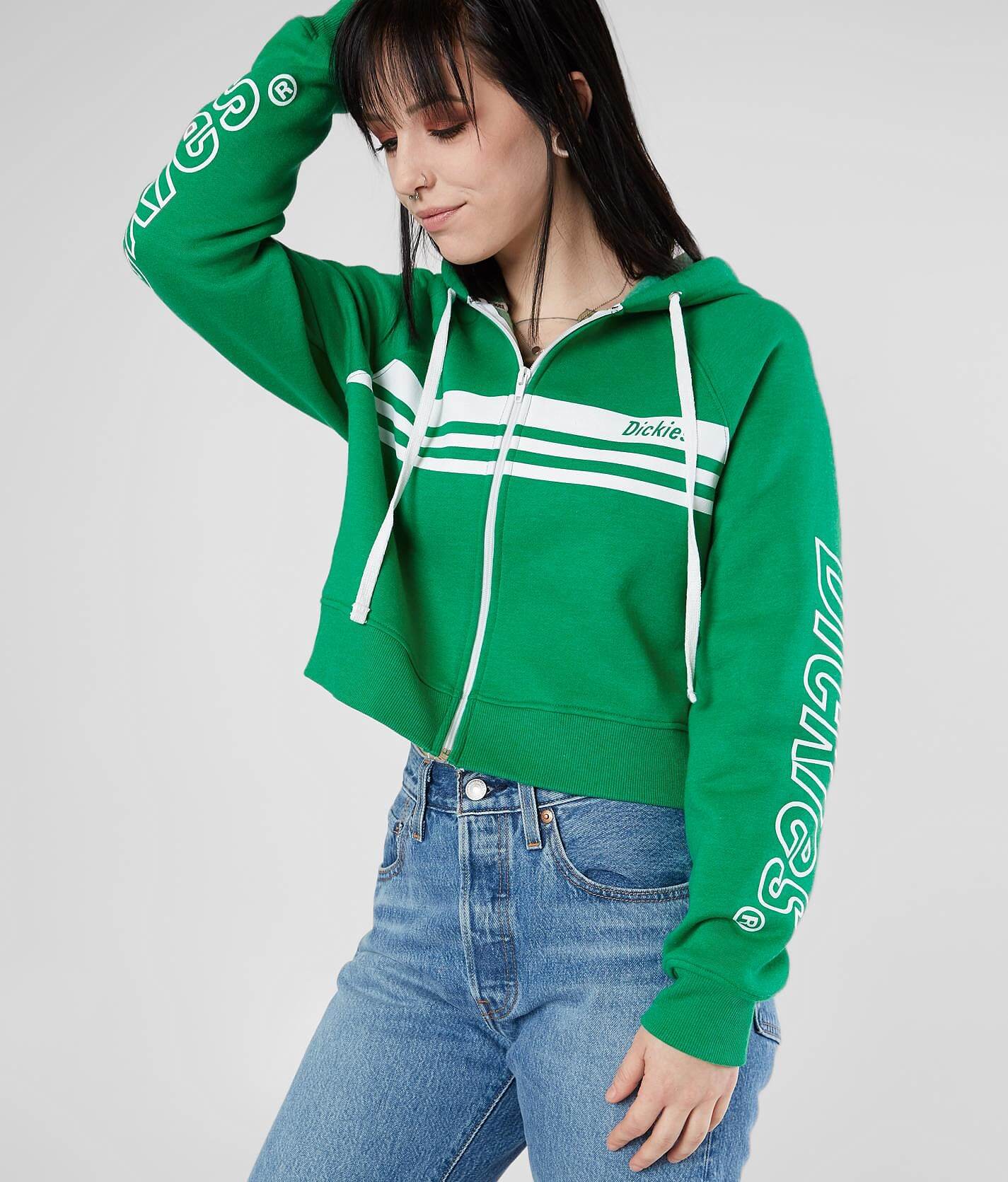 kelly green sweatshirt womens