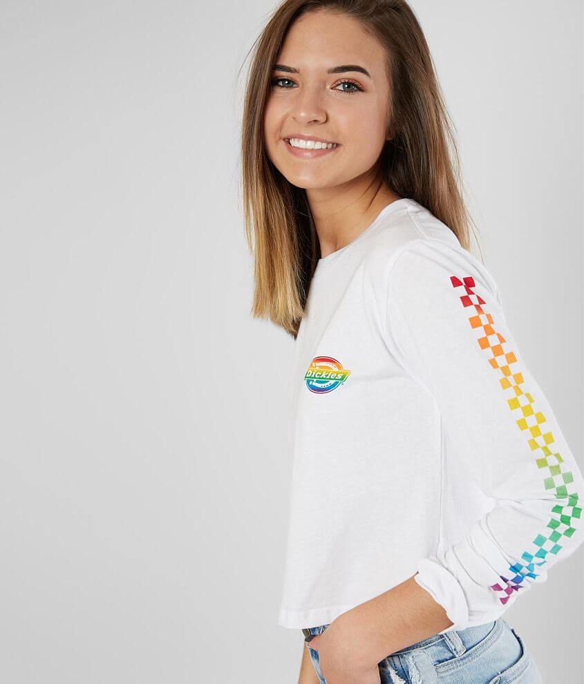 Image of Dickies® Rainbow Cropped T-Shirt