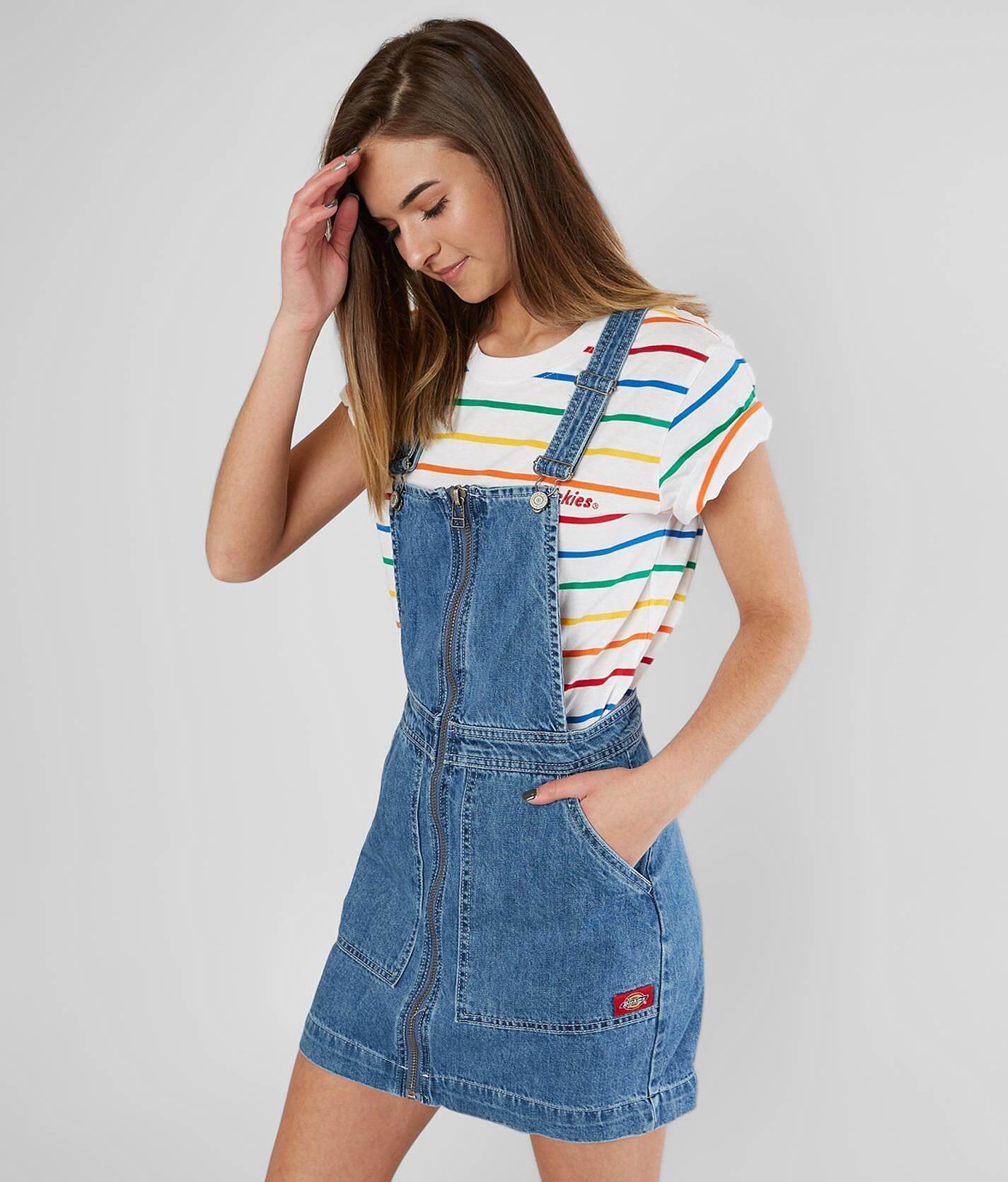 women's jean overall dress