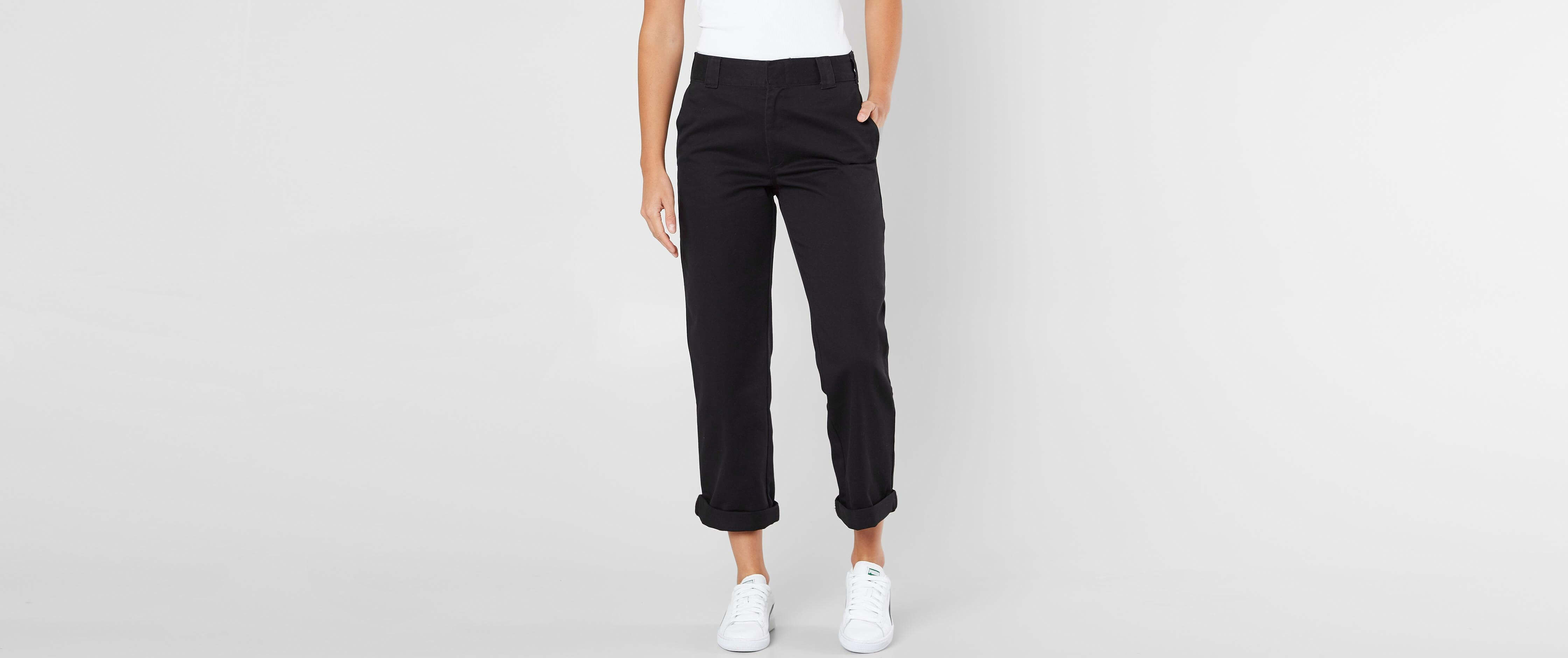 womens cropped work pants