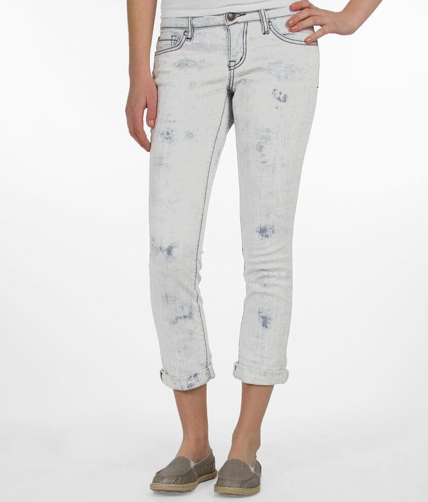 Jessica Simpson Forever Cuffed Cropped Jean front view
