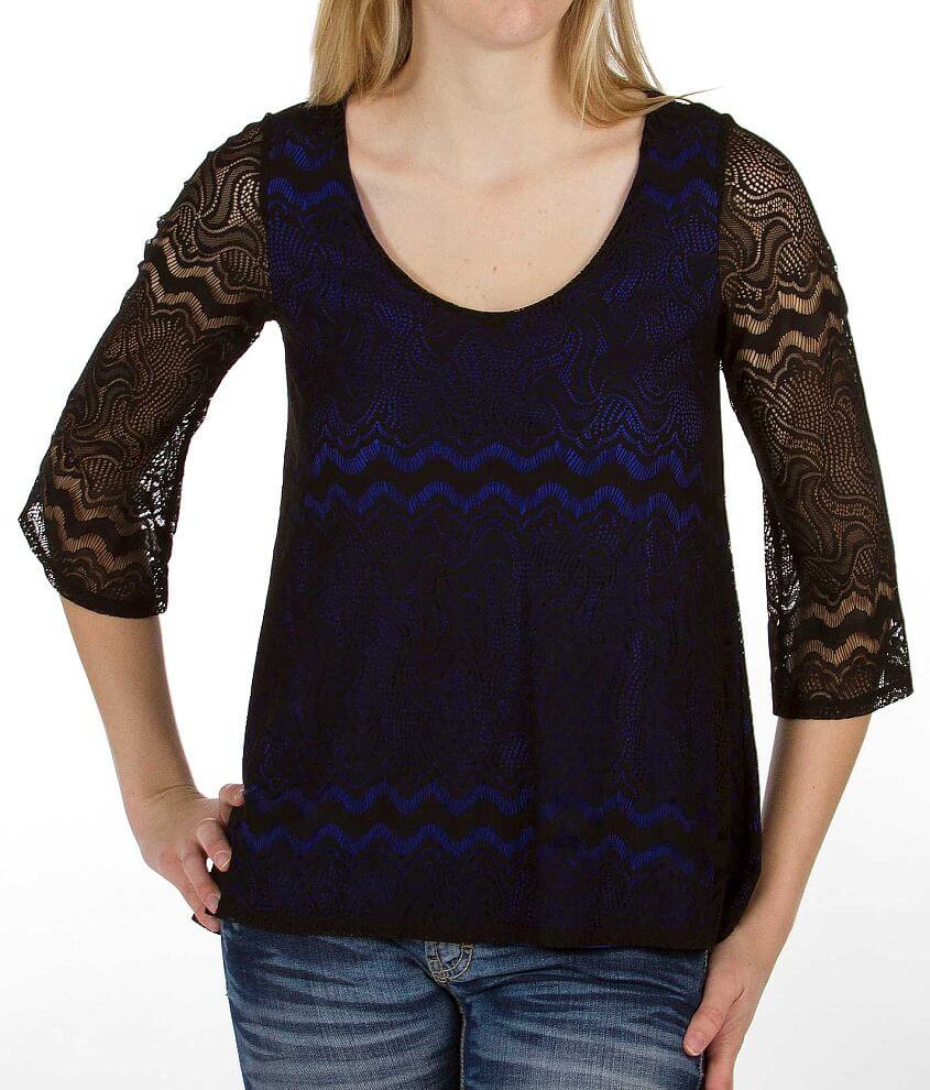 Lace Overlay Top 