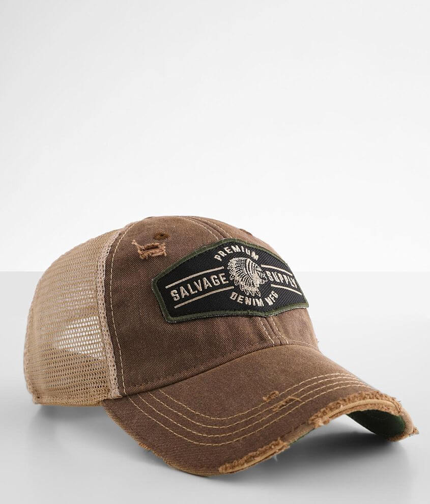 Salvage Supply Trucker Hat - Men's Hats in Olive | Buckle