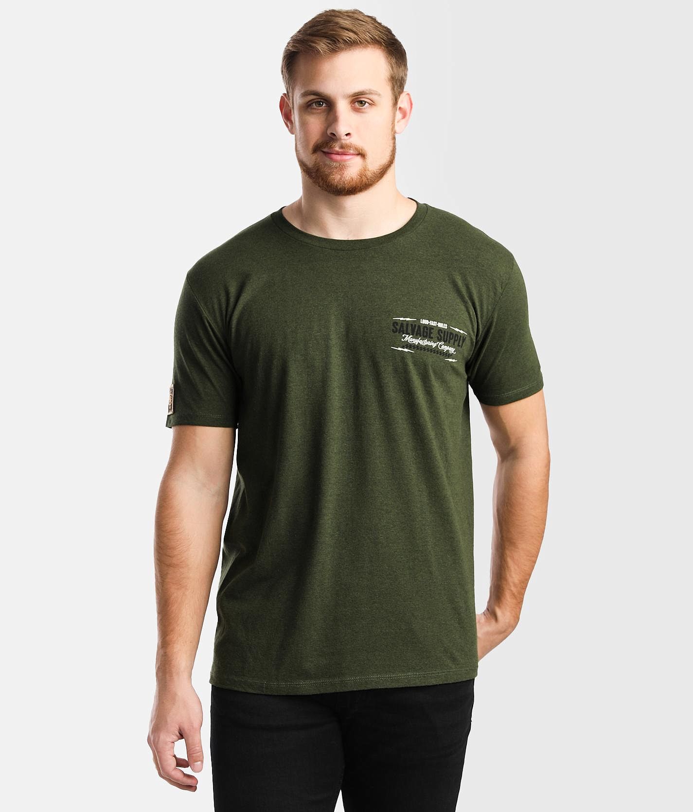 Salvage Indy T-Shirt - Men's T-Shirts in Juniper | Buckle