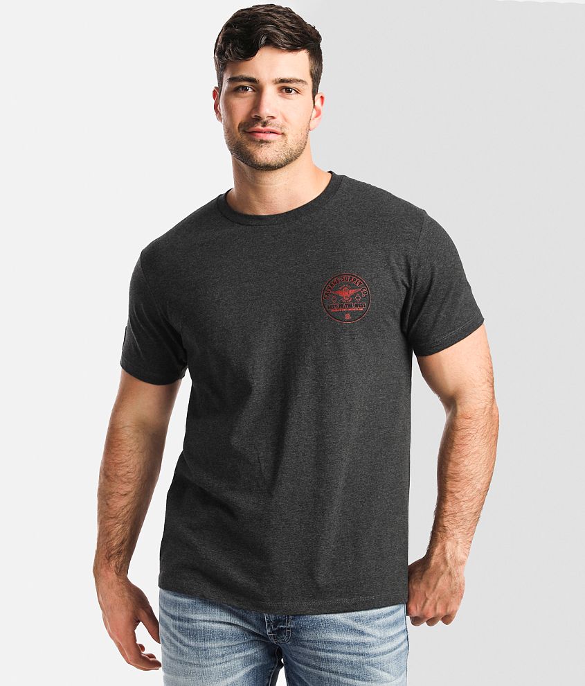 Salvage Spinster T-Shirt - Men's T-Shirts in Black Pearl | Buckle