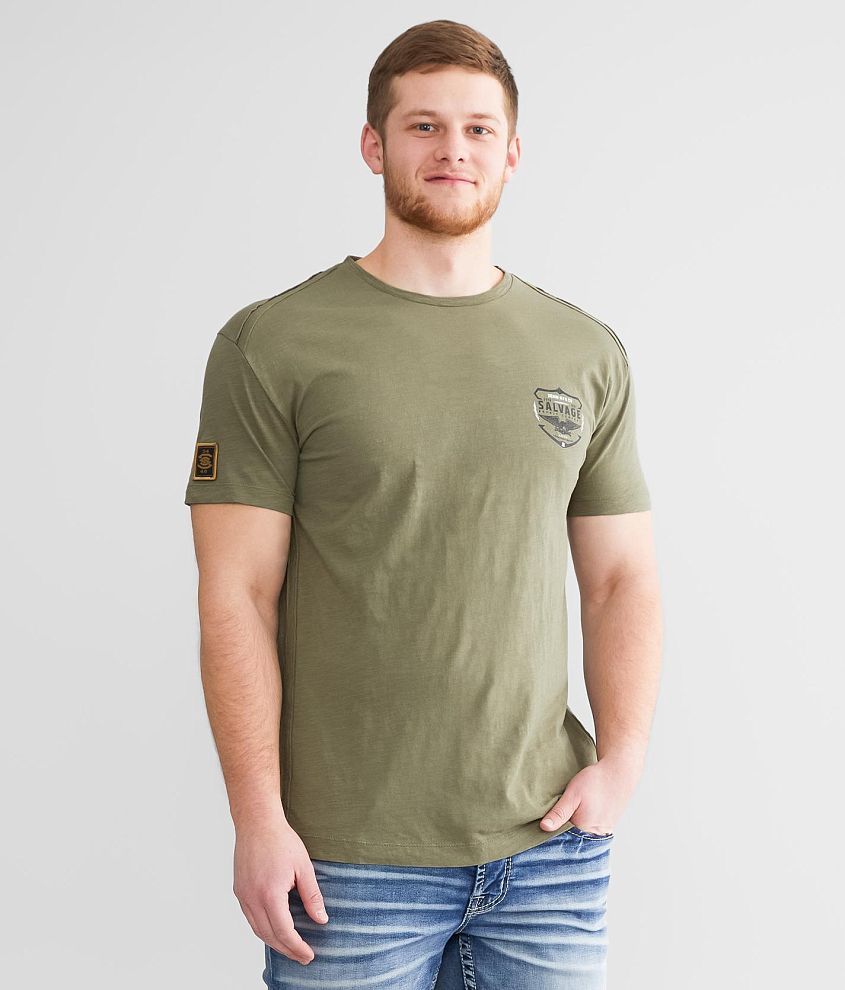 Salvage Iron Forged T-Shirt - Men's T-Shirts in Olive | Buckle