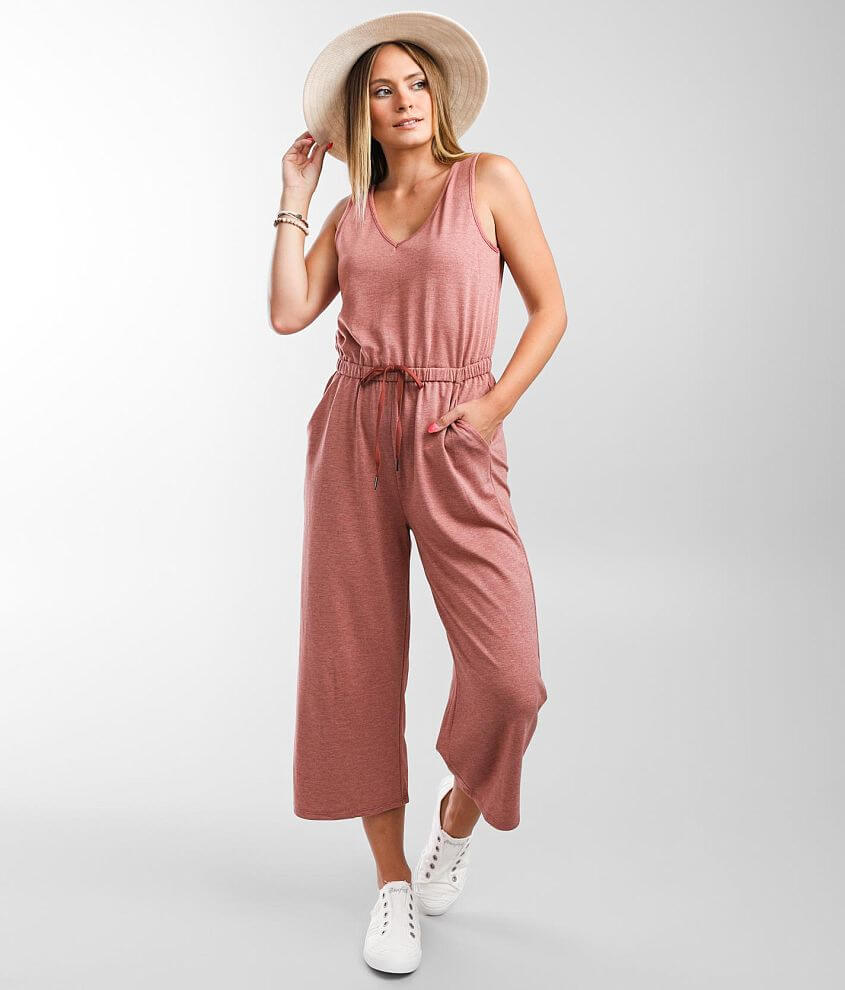 BeBop Marled Knit Jumpsuit - Women's Rompers/Jumpsuits in Nutmeg | Buckle