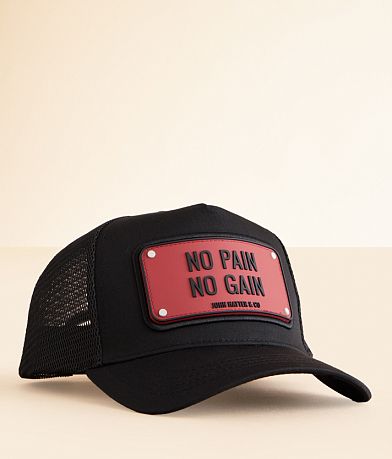 John Hatter & Co.® No Pain No Gain Trucker Hat front view