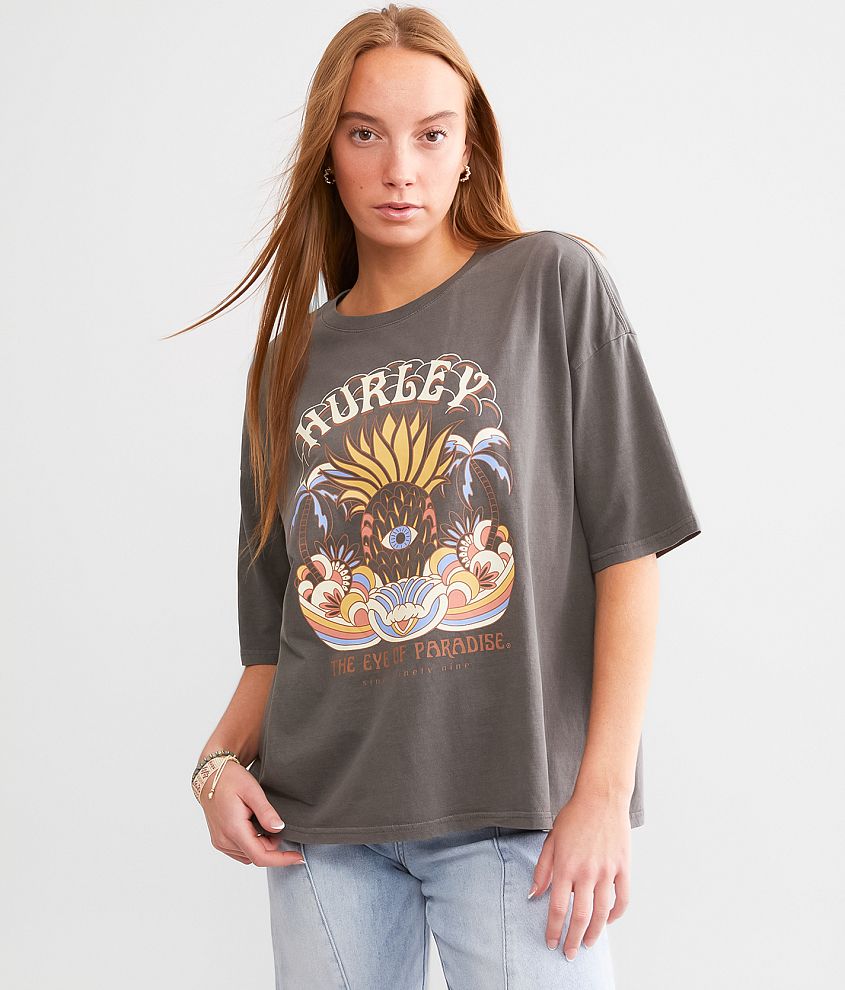 Hurley Eye Of Paradise Boyfriend T-Shirt front view