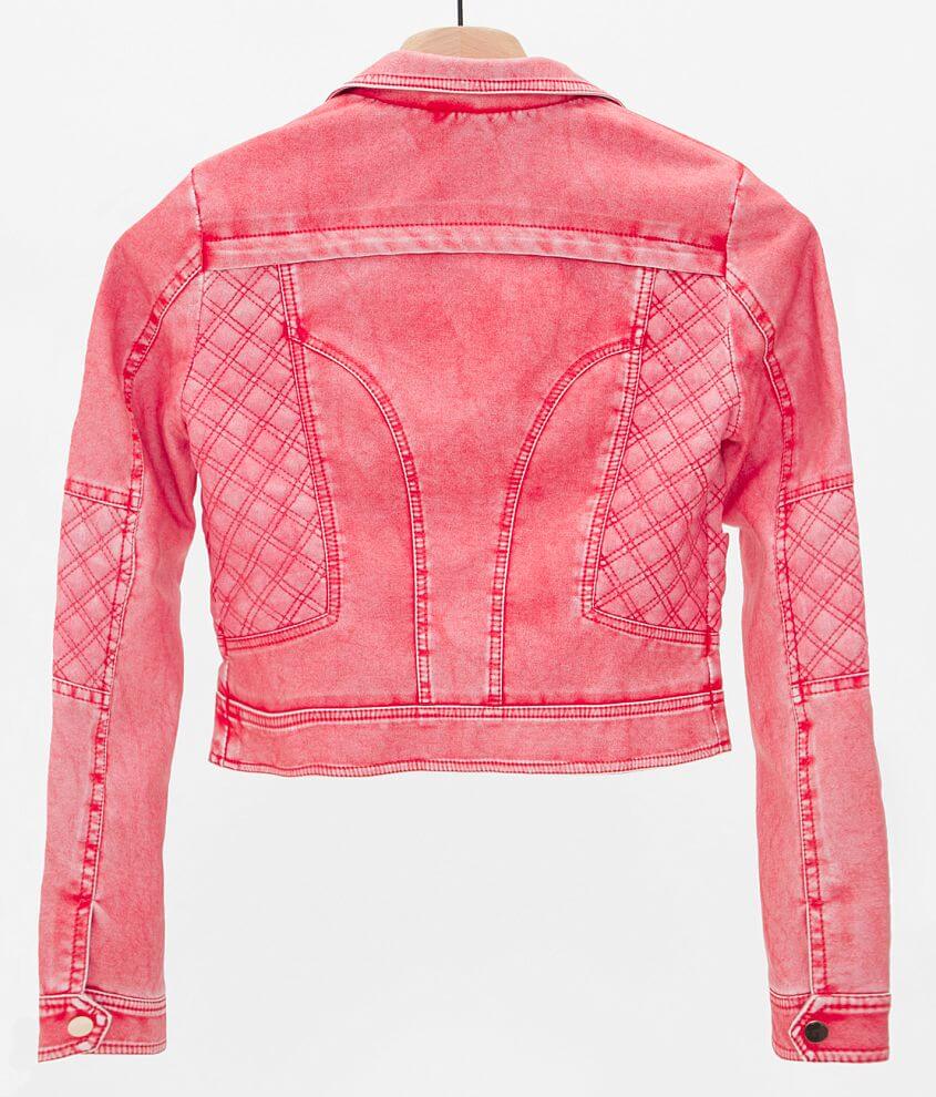 Celsius Premium Distressed Jacket Women S Coats Jackets In Coral