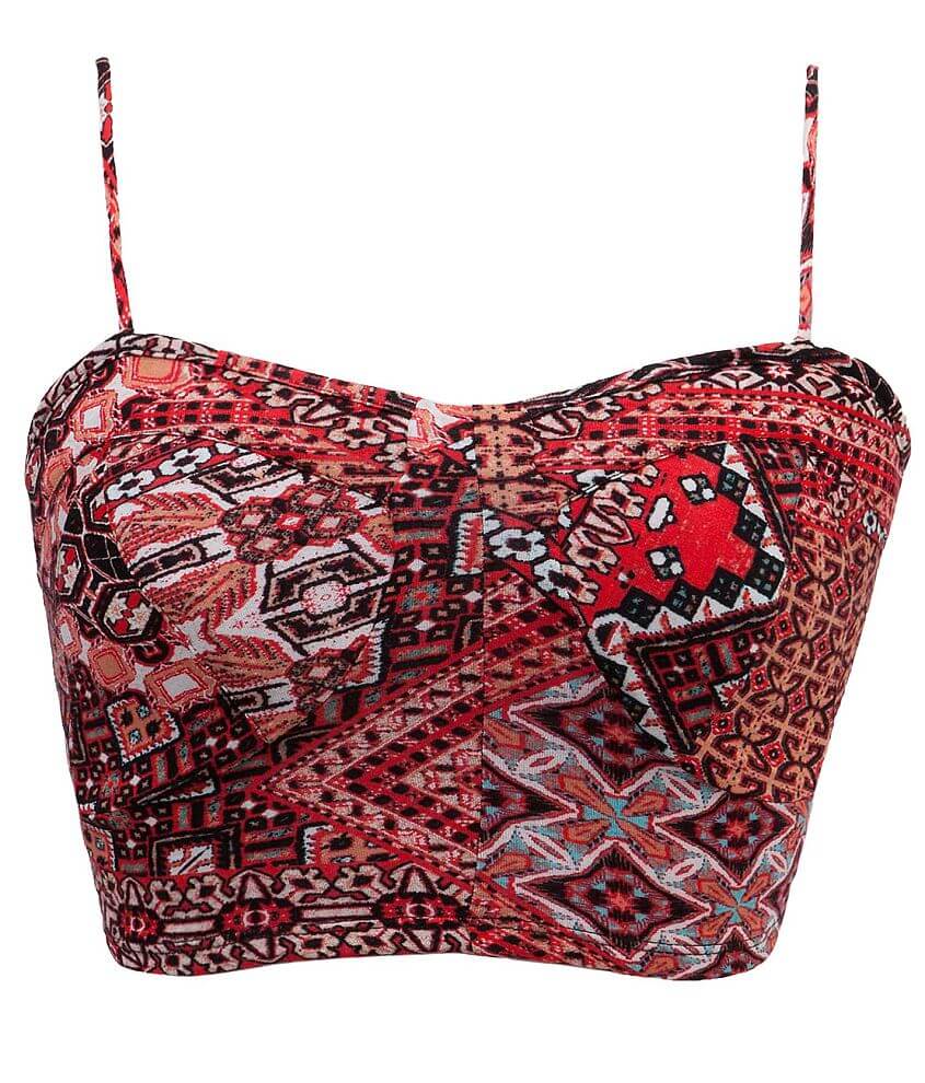 BKE Printed Bralette front view