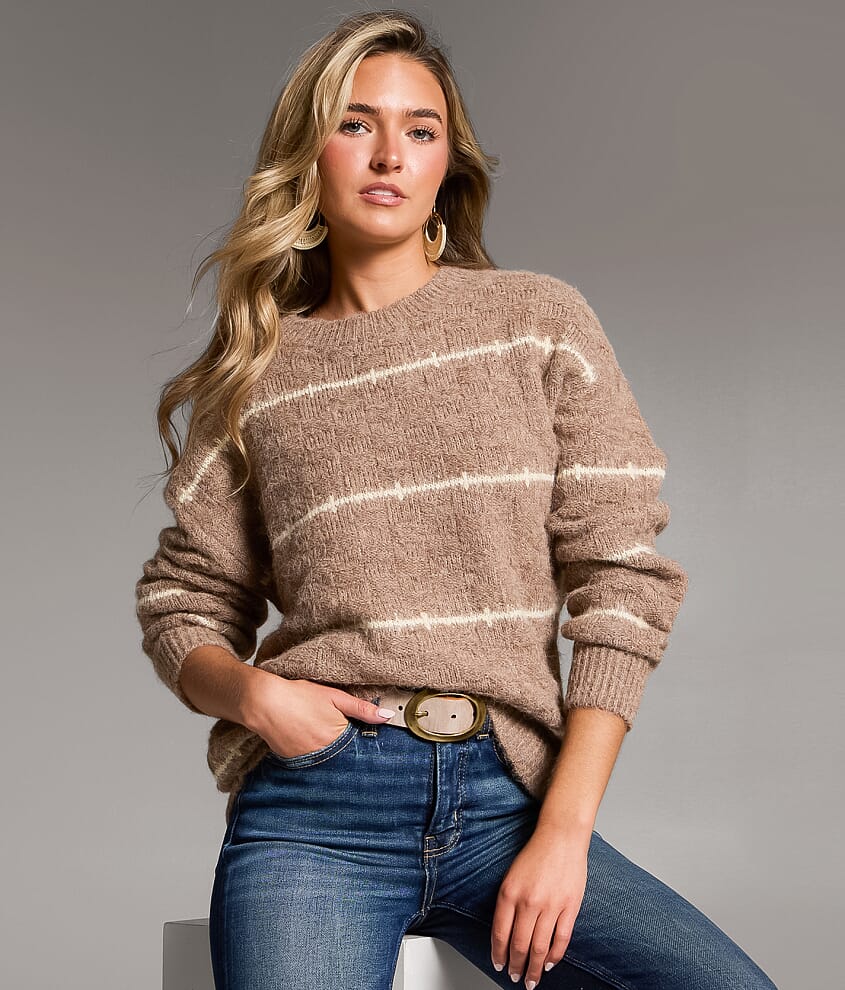 Marl Striped Sweater