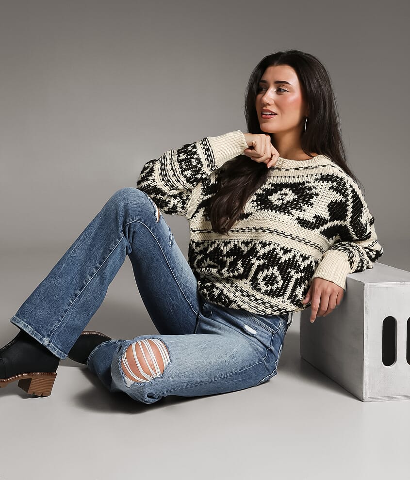 Reverse Yarn Sweater