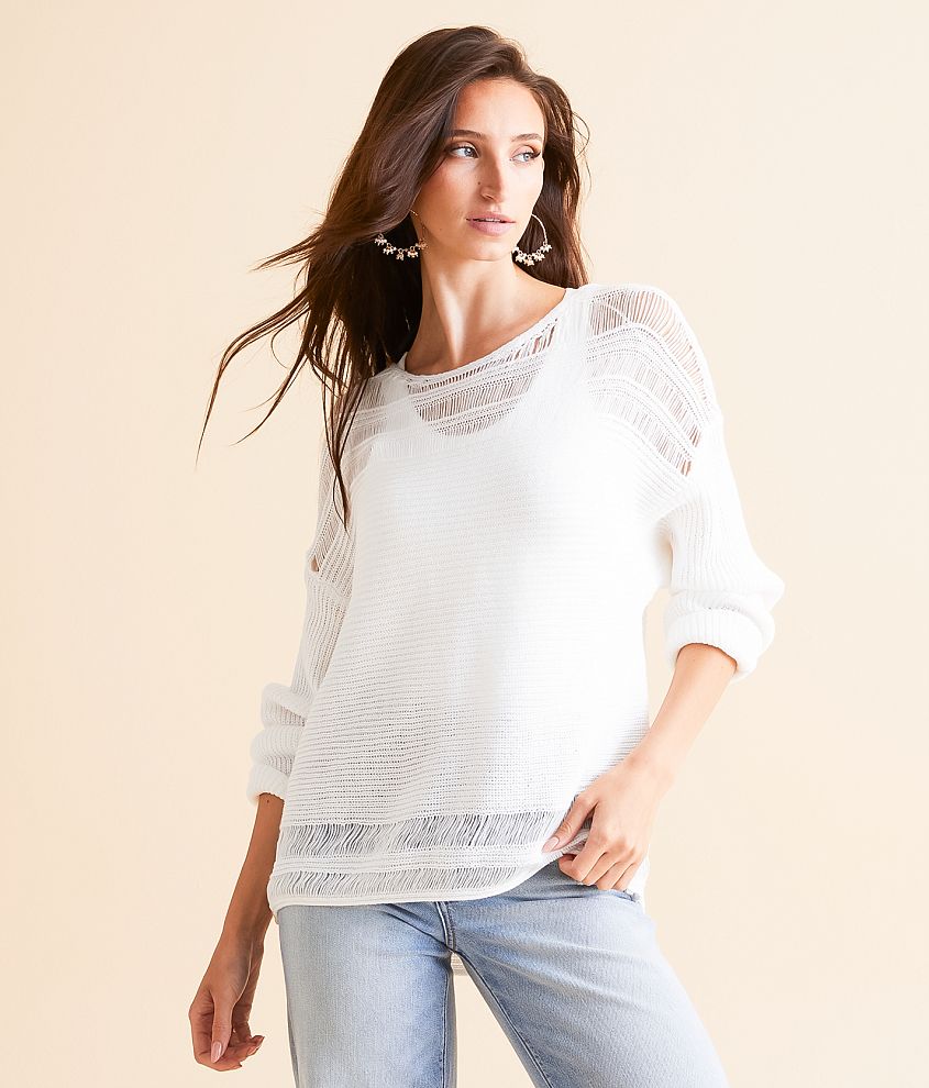 Daytrip Dolman Knit Sweater front view