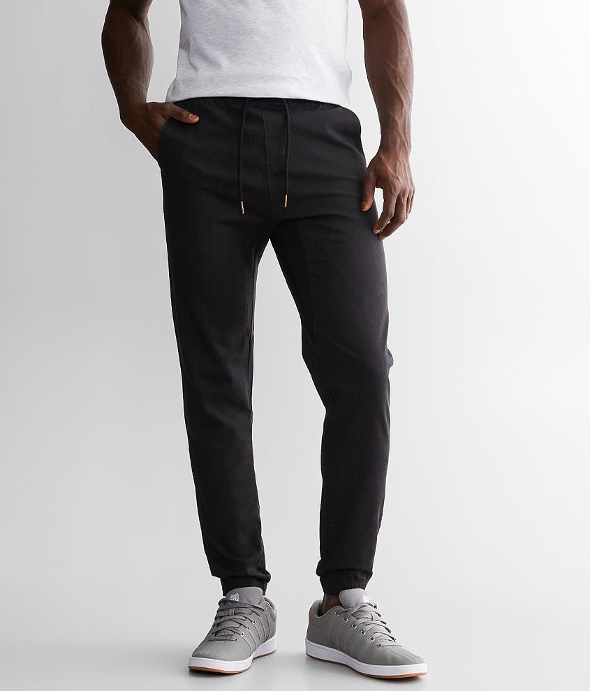 Departwest Stretch Twill Jogger - Men's Pants in Dark Charcoal