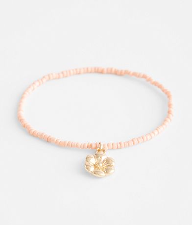 BKE Flower Charm Bracelet front view