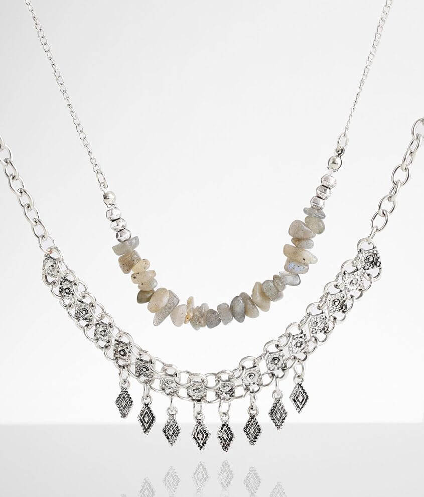 BKE 2 Pack Layered Necklace Set front view