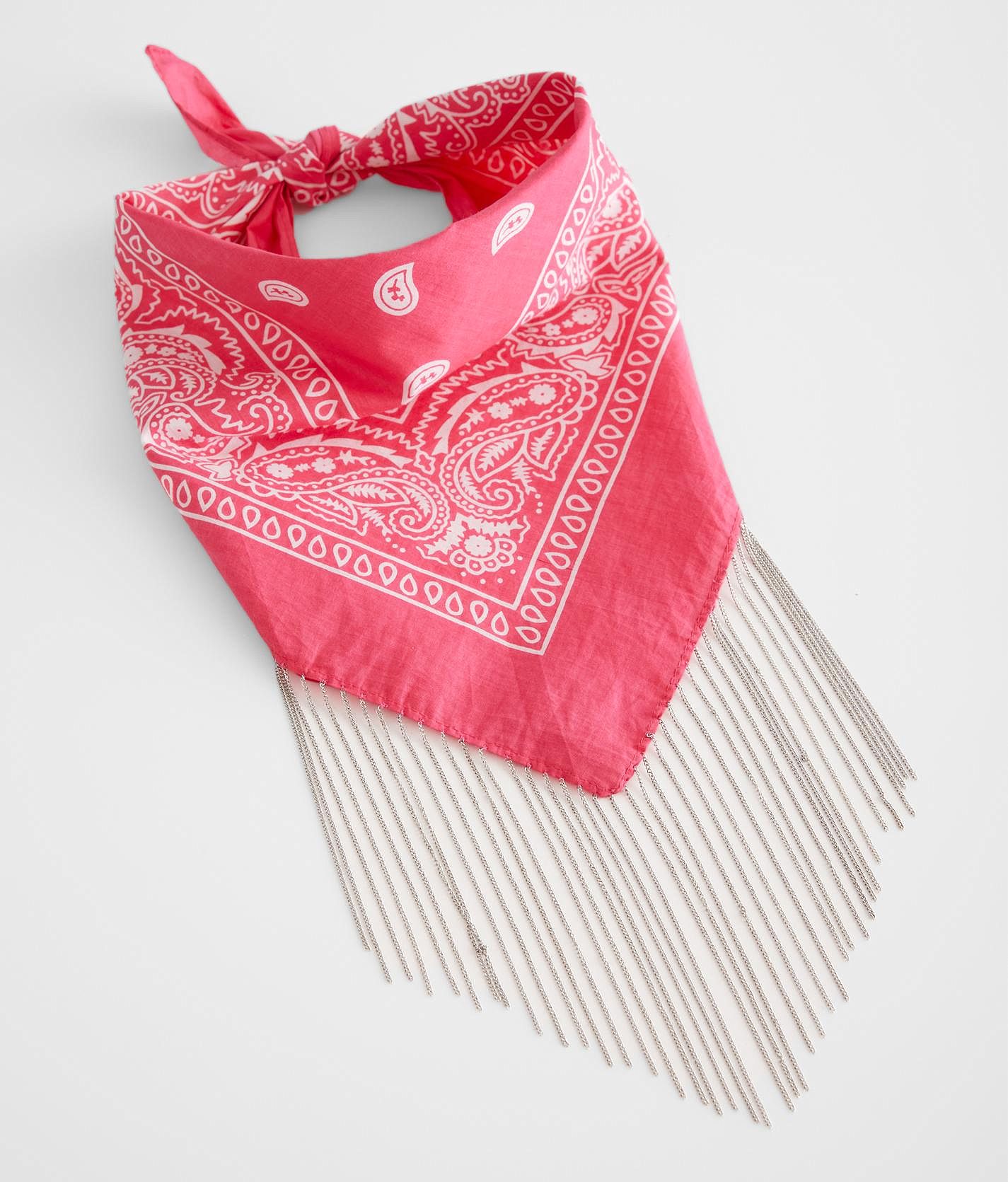 ★DAKS★ Pink Chain Print Bandeau Scarf 7ac99140e6f19a7f7b785e007610d1