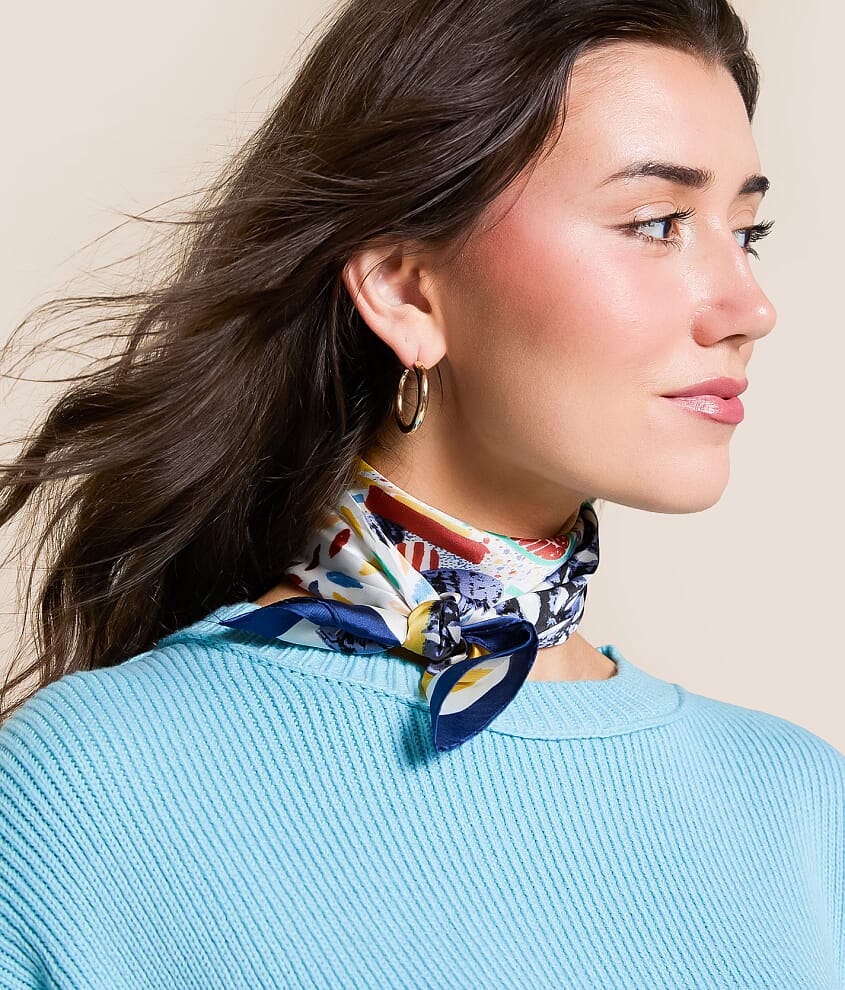 Mixed Print Fashion Scarf