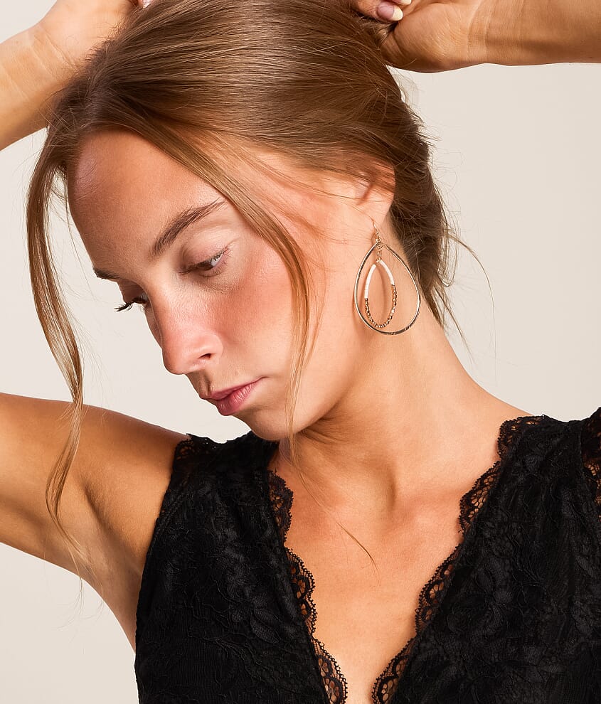 Beaded Drop Earring