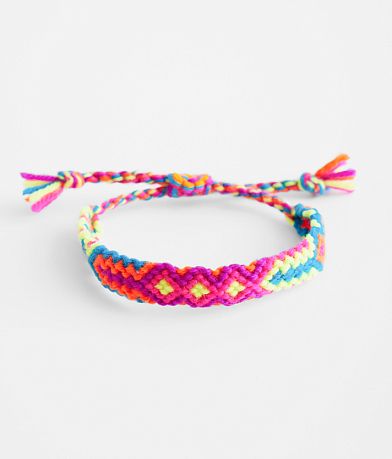 BKE Neon Braided Bracelet front view