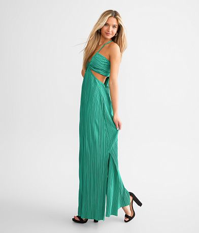 Willow &amp; Root Pleated Cut-Out Maxi Dress MISC_DETAIL_3