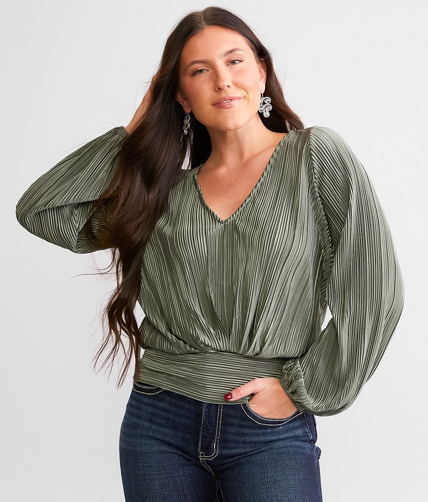 Mixed Stripe Dolman Top