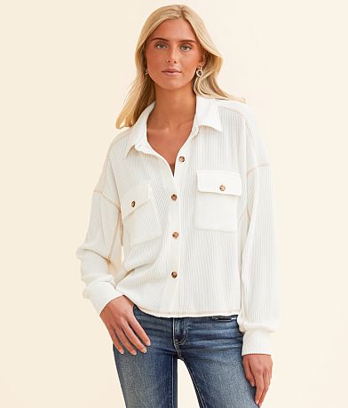 BKE Ribbed Shirt FULL_LEFT_SIDE