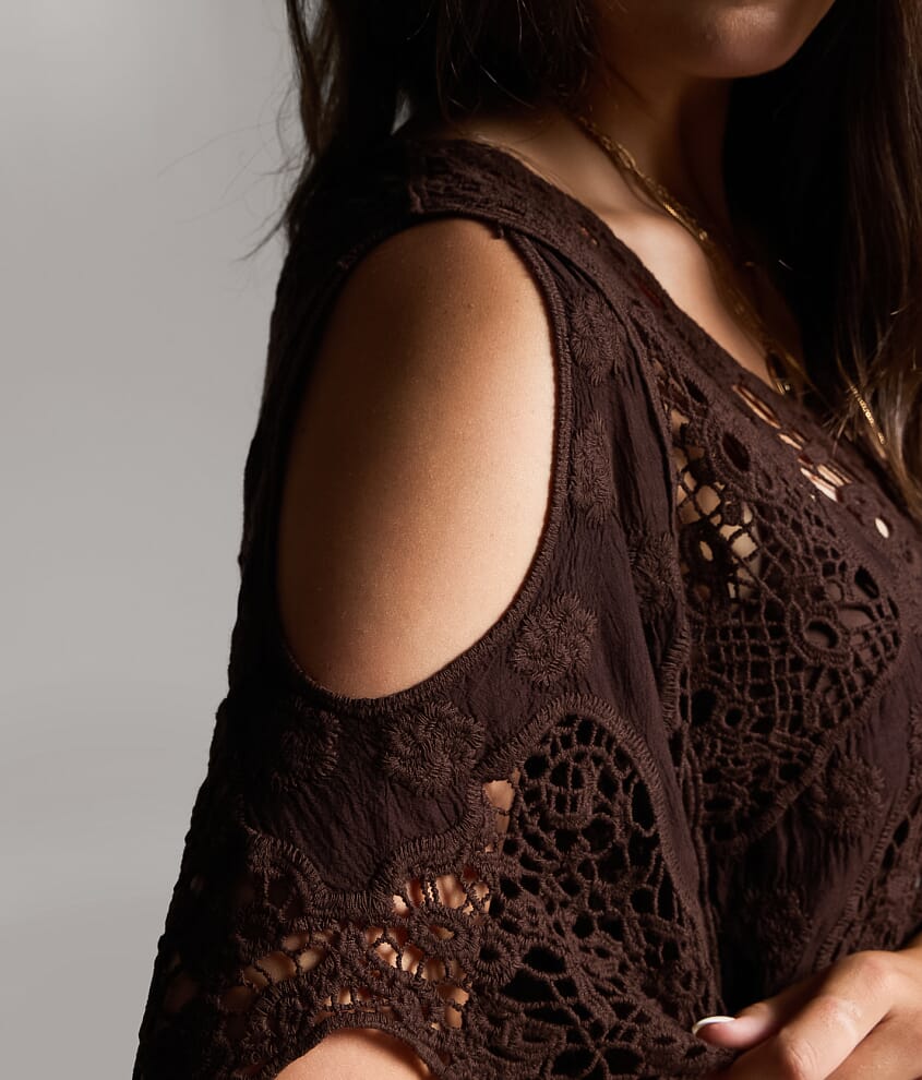 Crochet Cold Shoulder Top