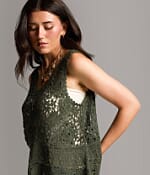 BKE Crochet Sweater Tank Top - Women's Tank Tops in Thyme | Buckle
