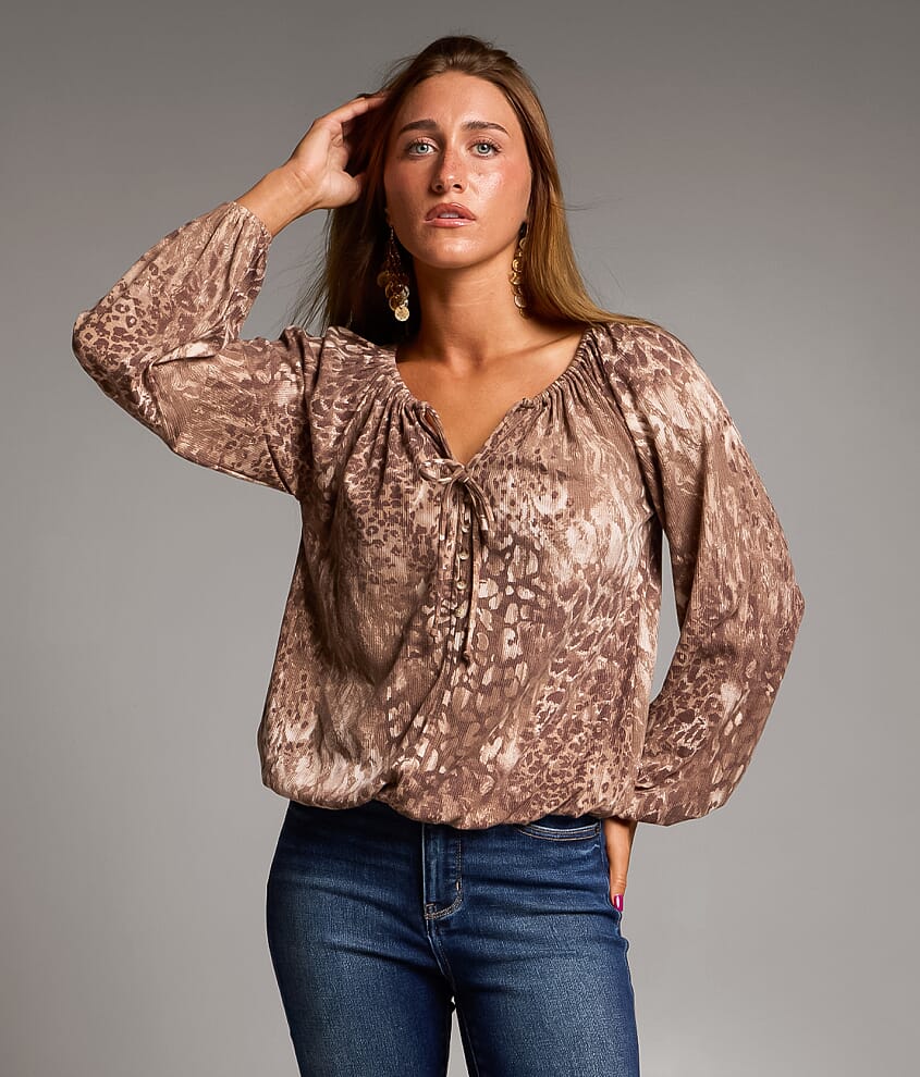 Leopard Print Top