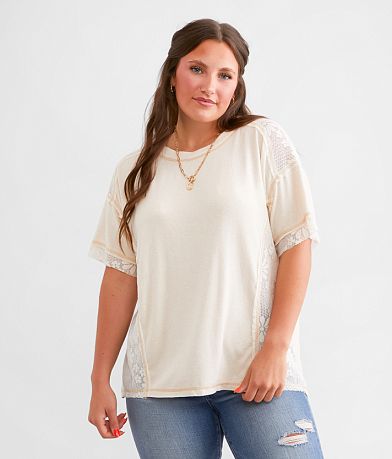 Willow & Root Shirred Bubble Top - Women's Shirts & Blouses
