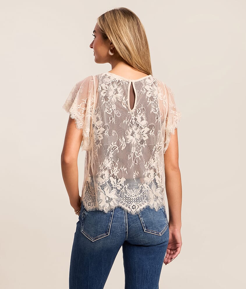 Eyelash Lace Top - thumbnail 2