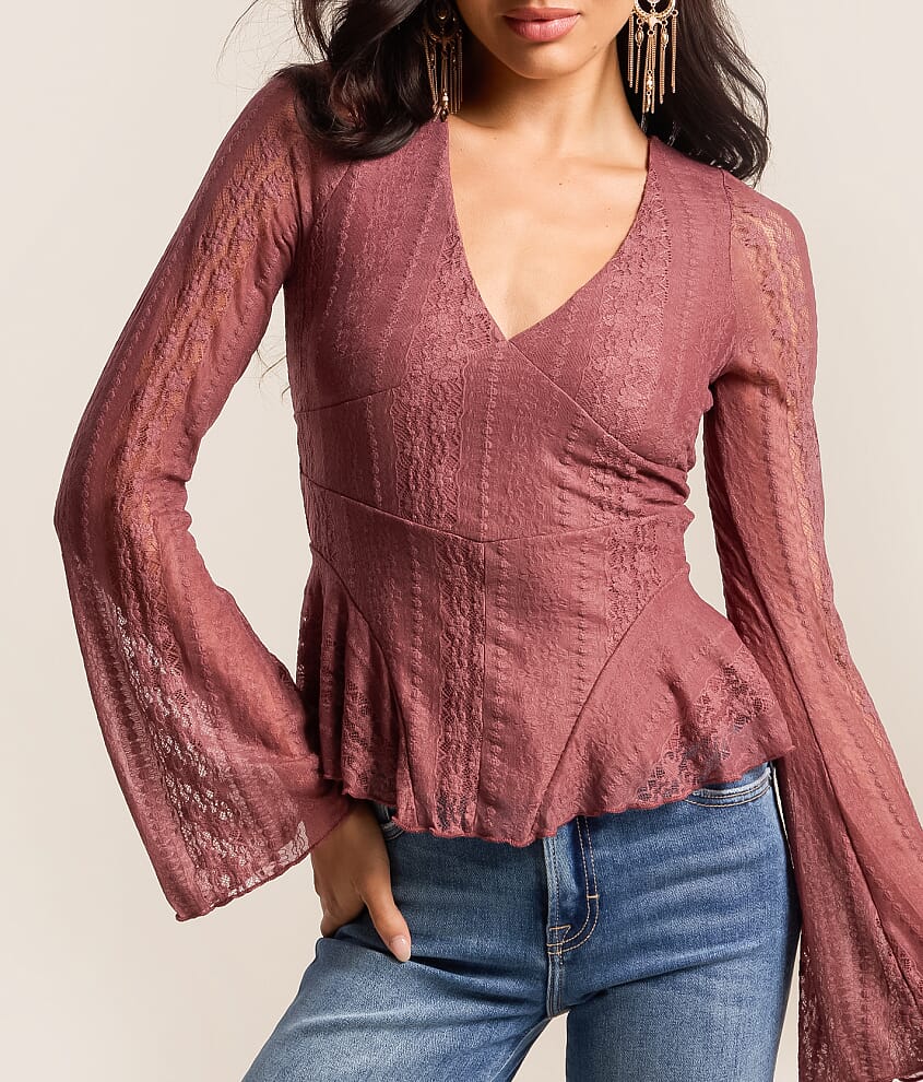 Ruffle Lace Top - thumbnail 4