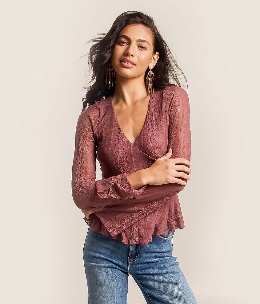 Ruffle Lace Top - thumbnail 2